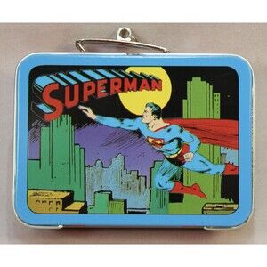 Hallmark Superman Lunch Box Keepsake Ornament Commemorative Edition 1998